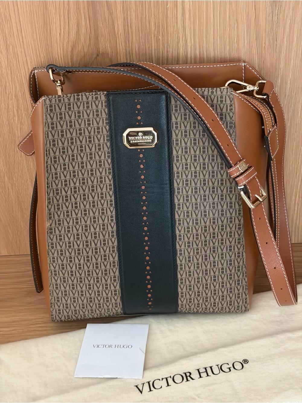 Victor Hugo Monogram Shoulder Crossbody Bag – Brazilian Luxury Brand